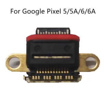 Azqqlbw Для Google Pixel 5 USB Порт для зарядки Для Google Pixel 5A/Pixel 6/Pixel 6A USB Зарядное Устройство Порт Для Зарядки Запасные Части