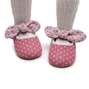 Обувь Мэри Джейн для новорожденных девочек, легкая повседневная обувь принцессы на плоской подошве в клетку с бантом, Прогулочная обувь, Детские товары и аксессуары