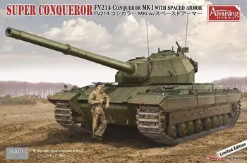 Забавное хобби 1/35 35A013 Британский тяжелый танк FV214 Conqueror MK.I с разнесенной броней